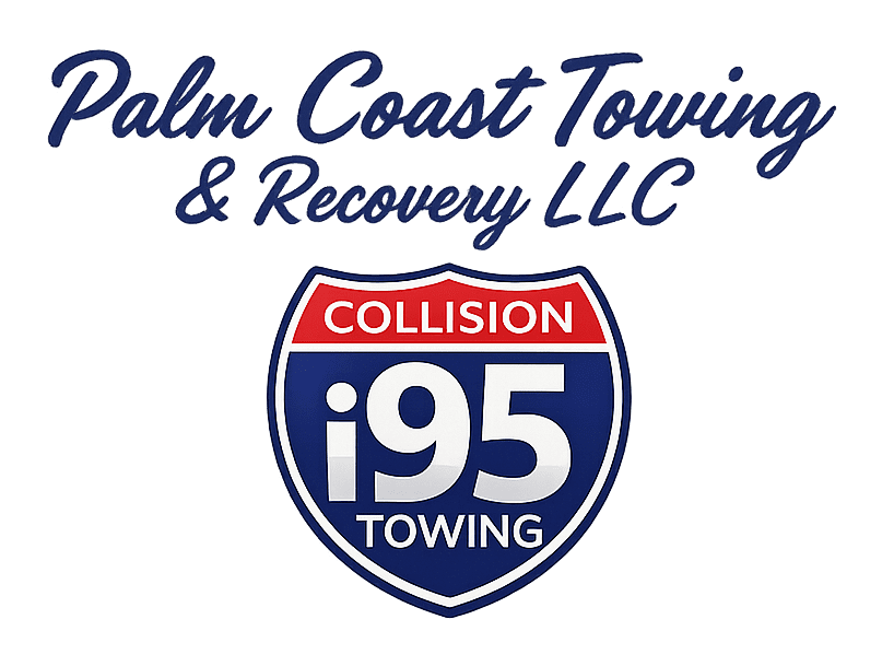 Palm Coast Towing & Recovery And I95 Collision Towing Logo